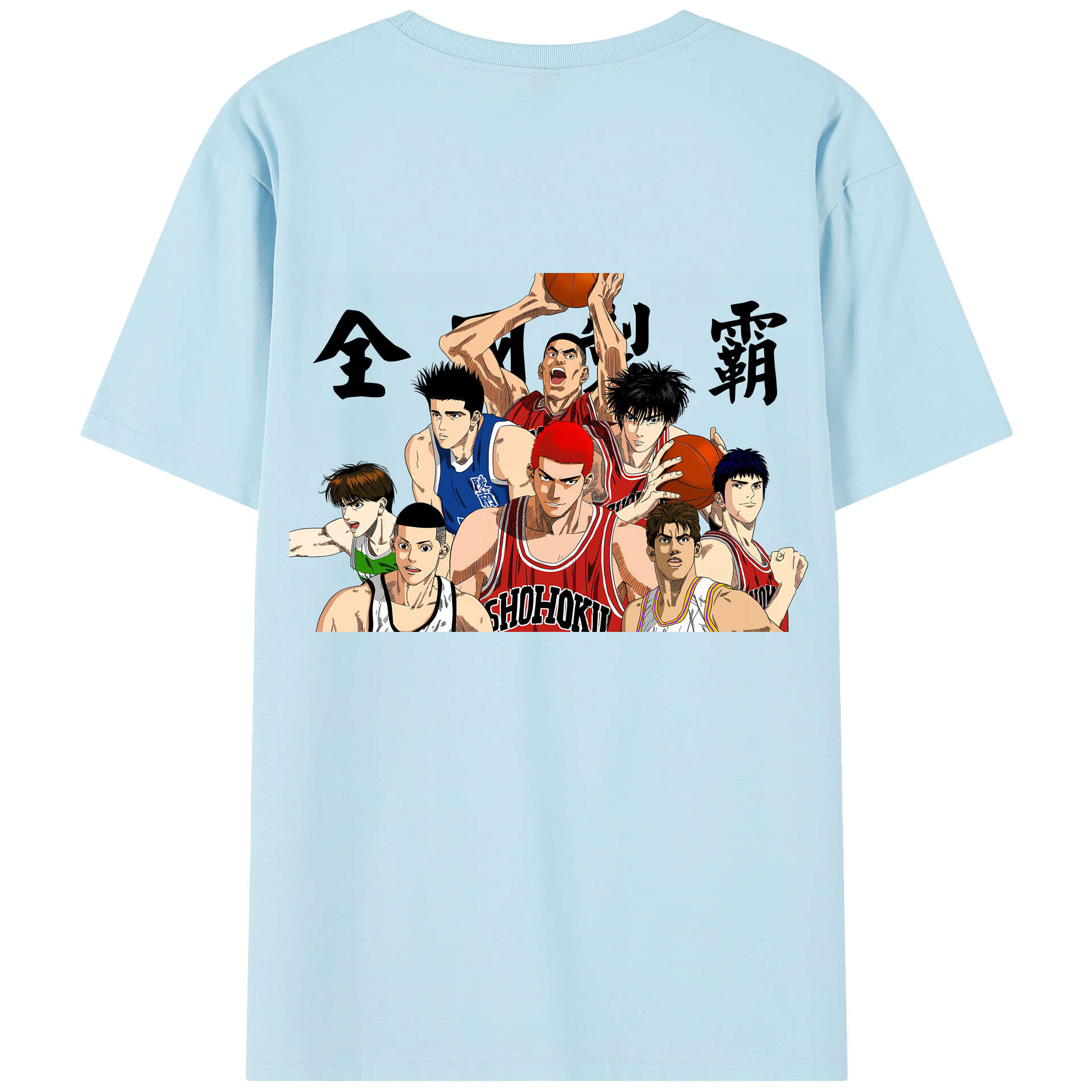 （画像用） SLAM DUNK／スラムダンク 綿100％半袖Tシャツ（背面プリント）